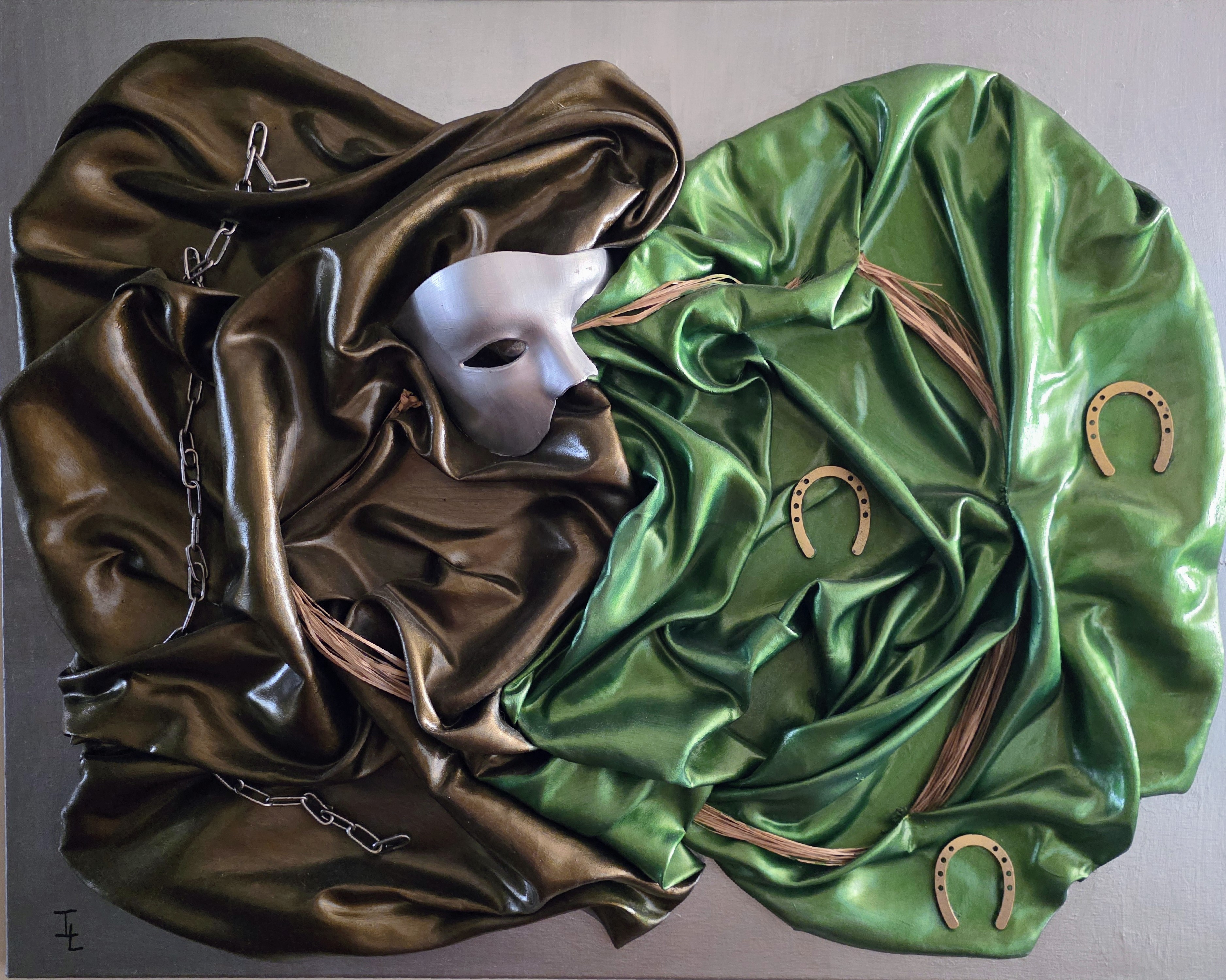 Oggún - Serie Los Orishas | Obra en Relieve por Madeleine Selman