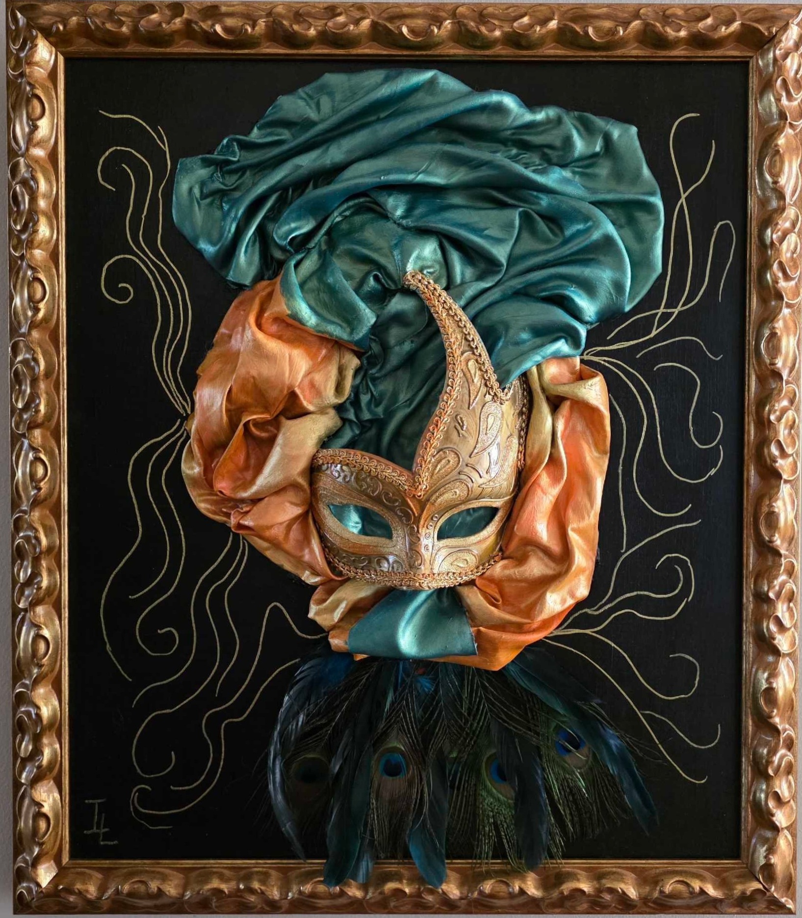 El Silencio del Corazón | Cuadro en Relieve por Madeleine Selman