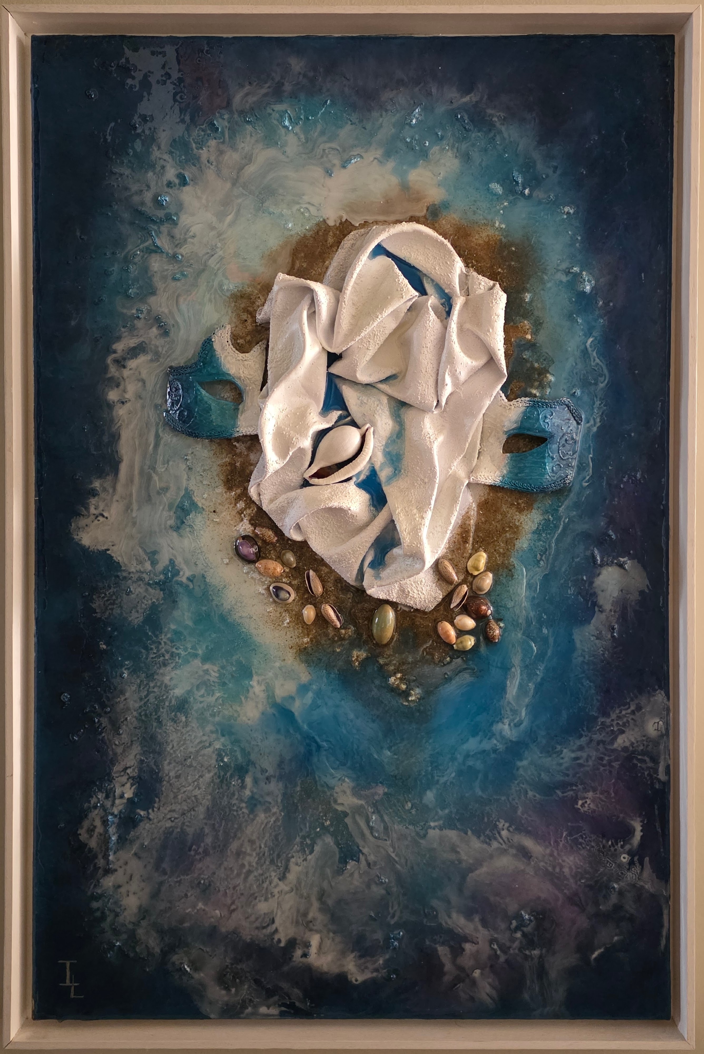 La Danza del Mar – Madeleine Selman | Cuadro Relieve 3D Flúor
